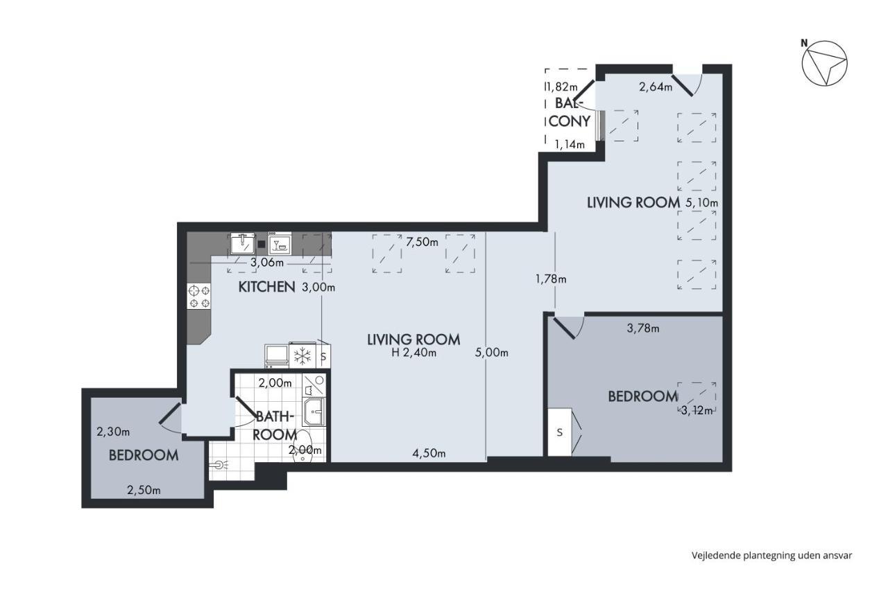 Sanders Leaves - Cute One-Bedroom Apartment With A Large Rooftop Terrace Kopenhaga Zewnętrze zdjęcie